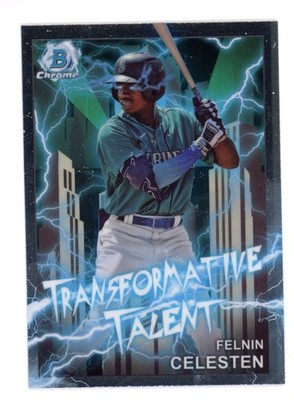 2023  BOWMAN DRAFT TRANSFORMATIVE TALENT FELNIN CELESTEN #TT-1 SEATTLE MARINERS
