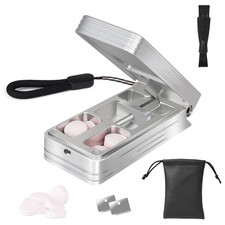 Pill Cutter for Small and Tiny Pills, Professional Aluminum Pill Splitter wit...