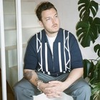 Mens Bound X Matt Helders Shirt Polo Tee Top T Arctic Monkeys Size Small Zip Up