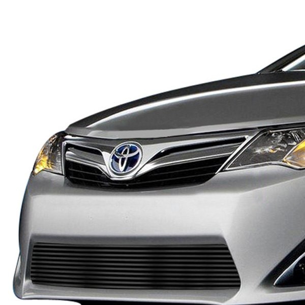 For Toyota Camry 12-14 APG GR20FFI31J 1-Pc Black Horizontal Billet Bumper Grille