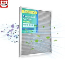 Reusable Air Filter MERV 8 Compatible W/ HVAC AC Furnace Easy Installation New