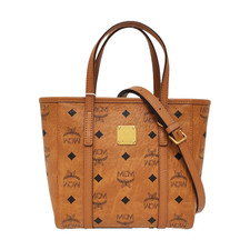 MCM Toni Classic Monogram Print Tote Crossbody Shopping Bag - Excellent #1IZWMZA