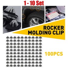 100-1000x Rocker Moulding Panel Trim Exterior Fastener Clip Fit Gm Jeep Cherokee 100-1000x Rocker Moulding Panel Trim Exterior Fastener Clip Fit Gm Jeep Cherokee