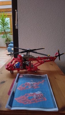 LEGO Technic 8856 Rettungshubschrauber Anleitung ausgedruckt 1990er Jahre
