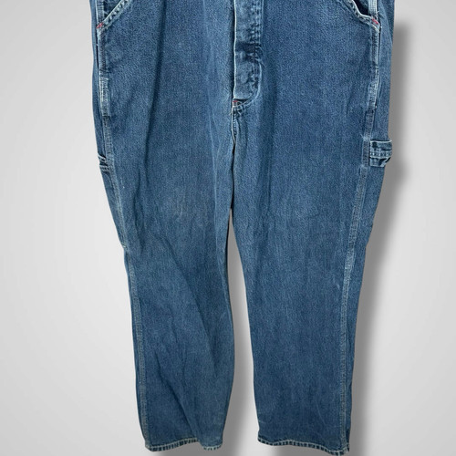 Polo Jeans Co. Ralph Lauren Denim Overalls Size Large Vintage Workwear Casual - Bild 3 von 19