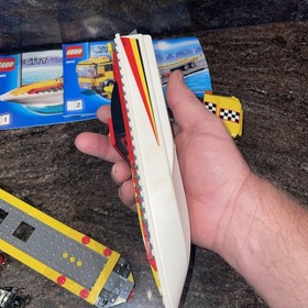 LEGO City Truck Trailer Boat 4643 Clean Condition and Instructions