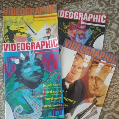 videographic Europe's magazine four editions 