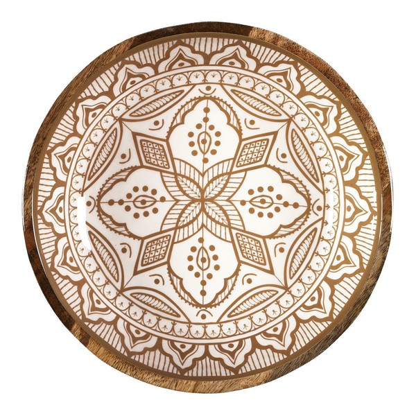 Howhomely SchüSsel SuppenschüSsel HolzschüSsel Holzschale SalatschüSsel 28 Cm-image