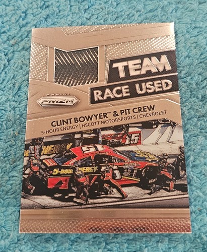 2016 Panini Prizm Team Race Used Clint Bowyer #3 RT-CB