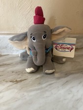 NWT Vintage Disney Store Dumbo Mini Bean Bag Beanie Plush 8"