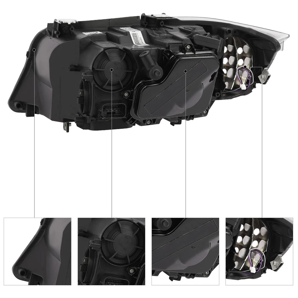 For 2009-2011 BMW 3 Series Xenon/HID Headlight Headlamp Non-AFS Passenger Side Foto 4 de 4