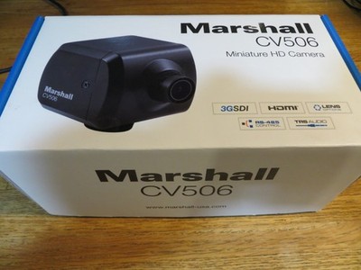 Marshall CV506 HD Camera  Sony IMX Sensor   S Mount M12 Lens - IO Cable