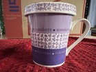 Harbor East Cup With Lid/Saucer Purple And White — photo 5