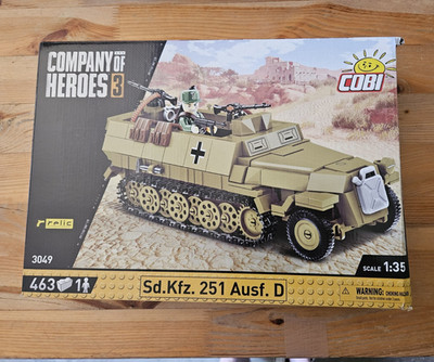 COBI Company of Heroes 3 Sd.Kfz. 251 Ausf. D 3049 Steckbausteine 463 Teile