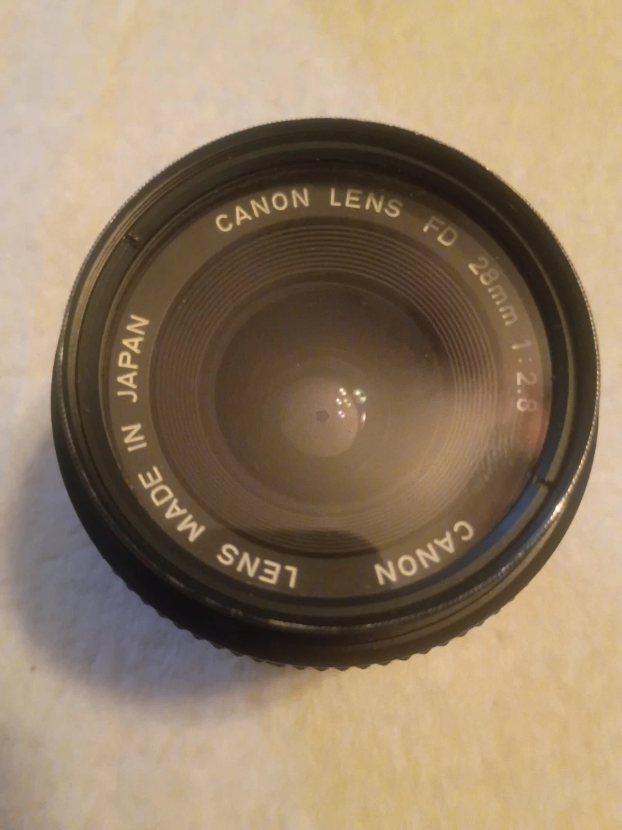Canon FD f/2.8 Camera Lenses 28mm Focal for sale | eBay
