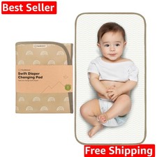 Portable Diaper Changing Pad, Easy Wipe Clean - Foldable Waterproof Baby Chan...
