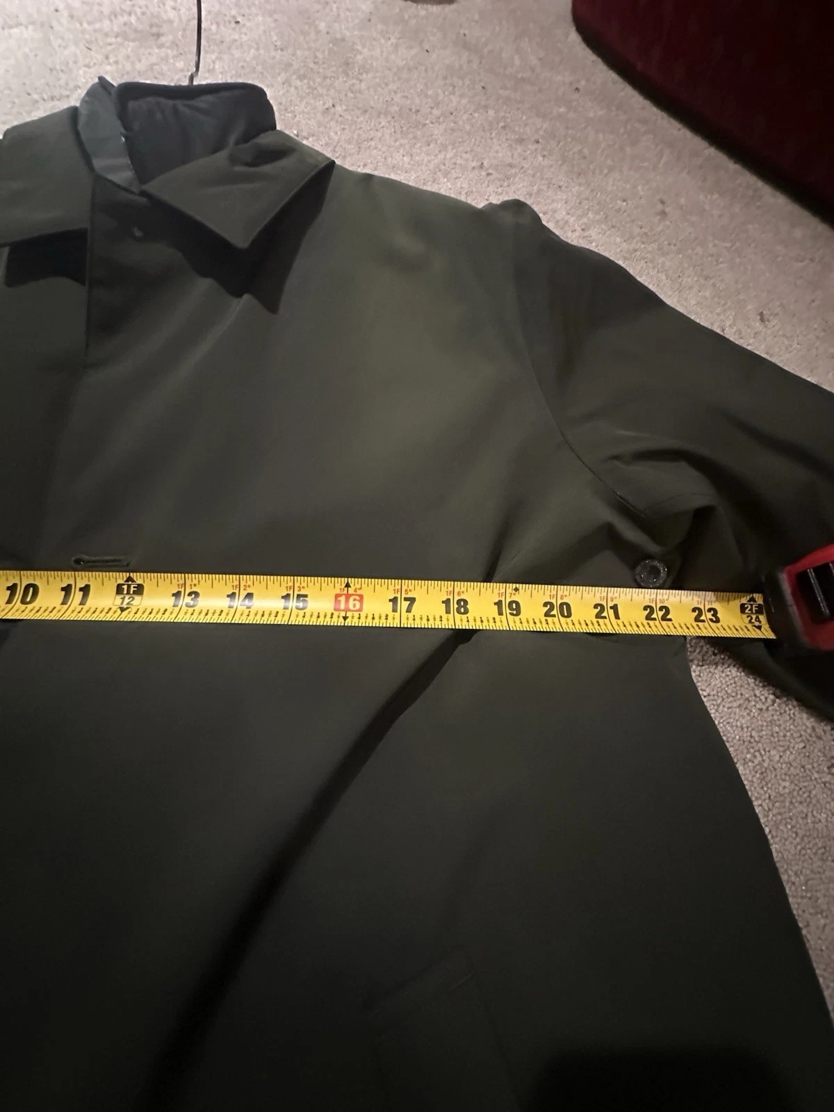 NN07 no nationality Men Green Primaloft Insulated Mid-Length Coat XL Zip/Button - product detail image 16