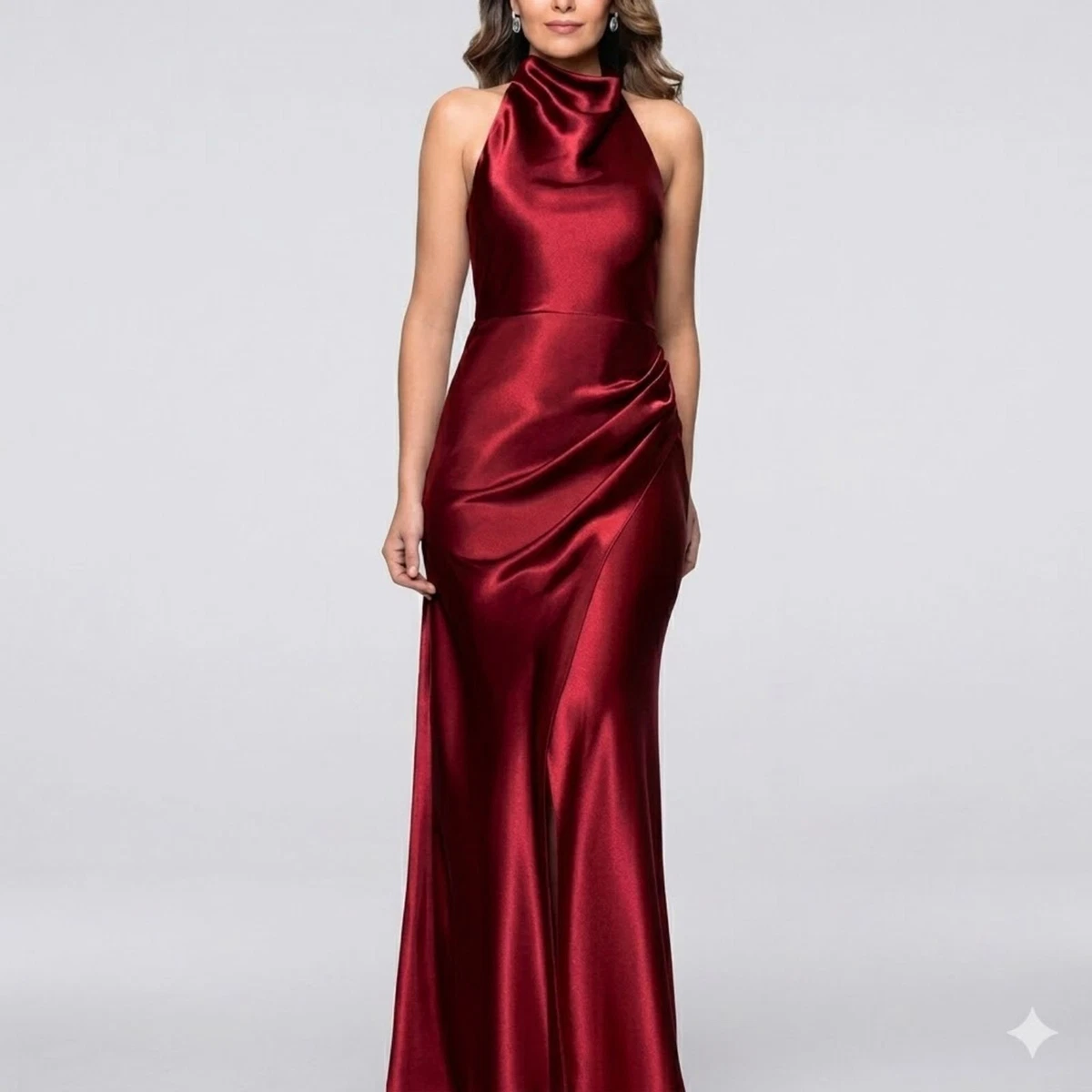 formal women's cocktail dresses Ever-Pretty Sequin Leaf Midi Semi Dress for Cruise & Evening Party Events Central Line Dressing Change This elegant vintage pin up girl costume Color:Rose Quartz Satin / Dusty Quartz Tulle