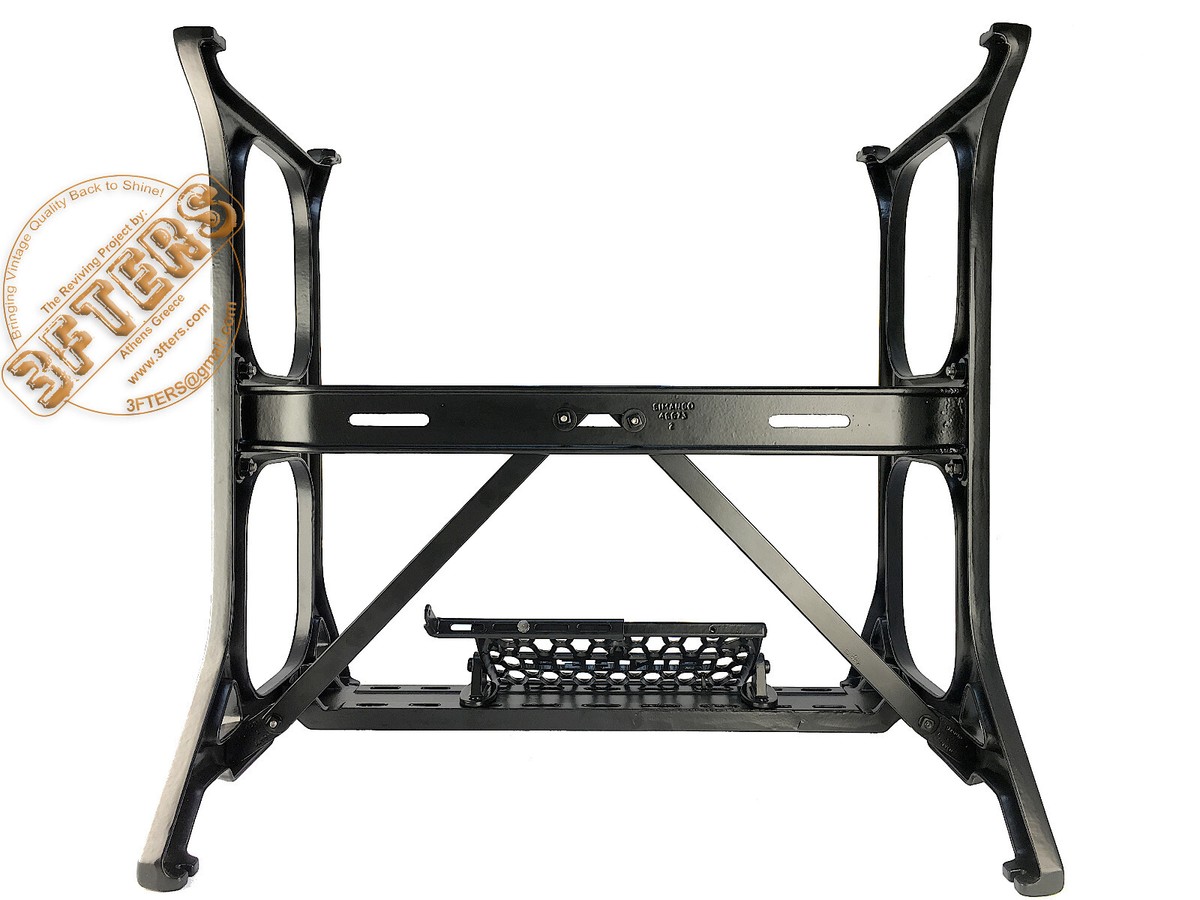 SINGER Sewing Machine Industrial Table Cast Iron Stand Legs Base