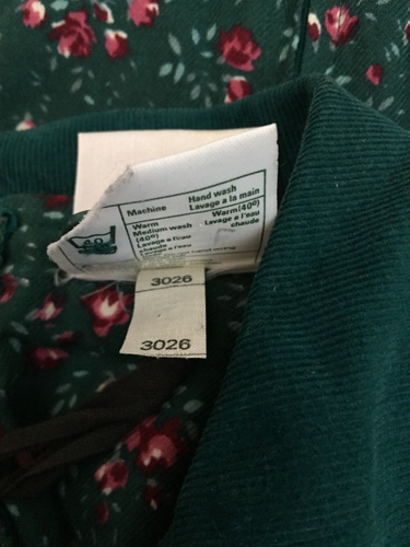 VINTAGE 80er LAURA ASHLEY KLEID DAMEN 10 BLUMEN LANGARM KRAGEN GROSSBRITANNIEN - Bild 11 von 21