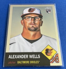 2022 Topps Chrome Platinum Anniversary #434 Alexander Wells RC Baltimore Orioles