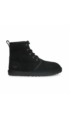UGG HARKLEY BLACK SUEDE HIGH TOP CHUKKA MEN display picture 1