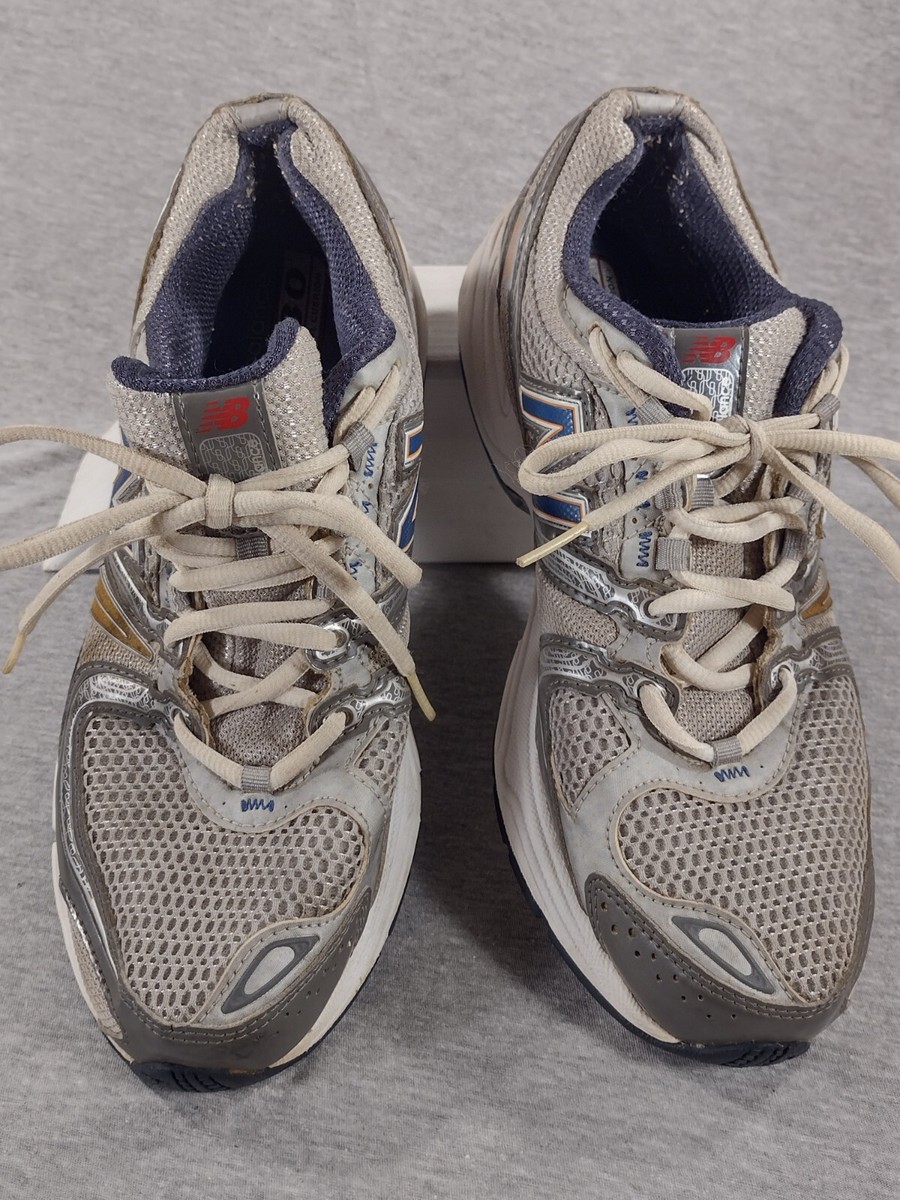 New Balance 730 Athletic Running Shoes Mens Blue Gray/Orange