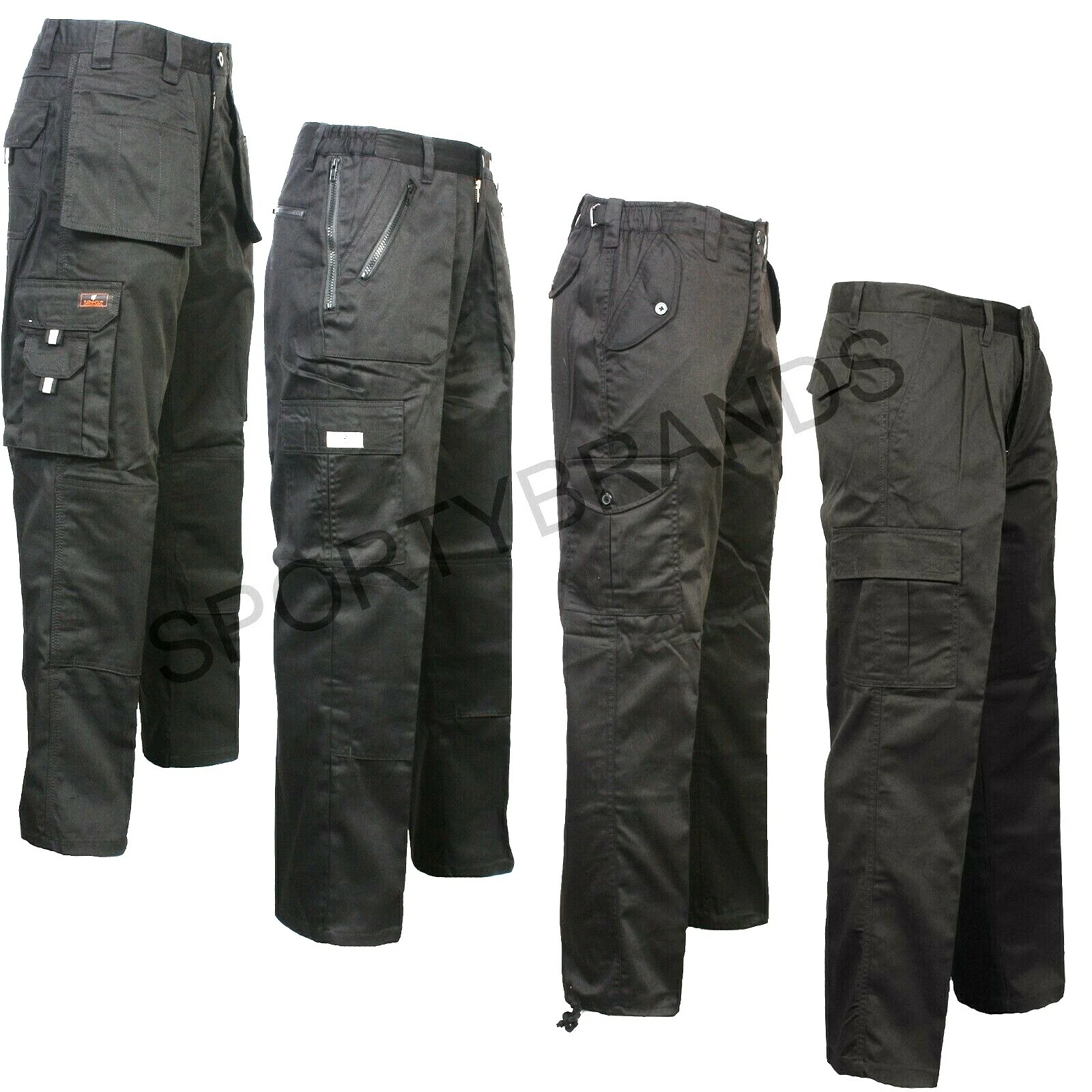 Mens New Cargo Combat Holster Flap Pockets Durable Work Trousers Pants Bottoms
Opens in a new window