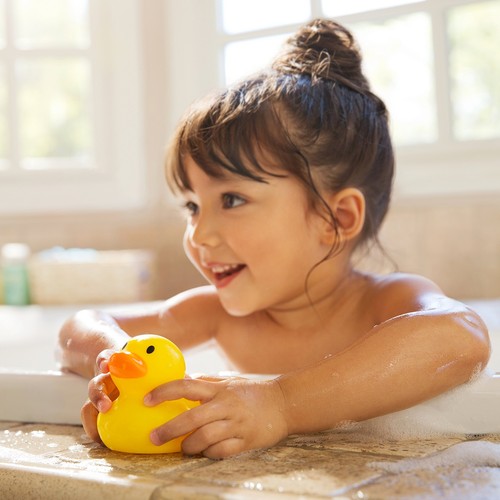 Munchkin® White Hot® Safety Baby Bath Ducky Toy Yellow 0+ Months - Picture 3 of 7