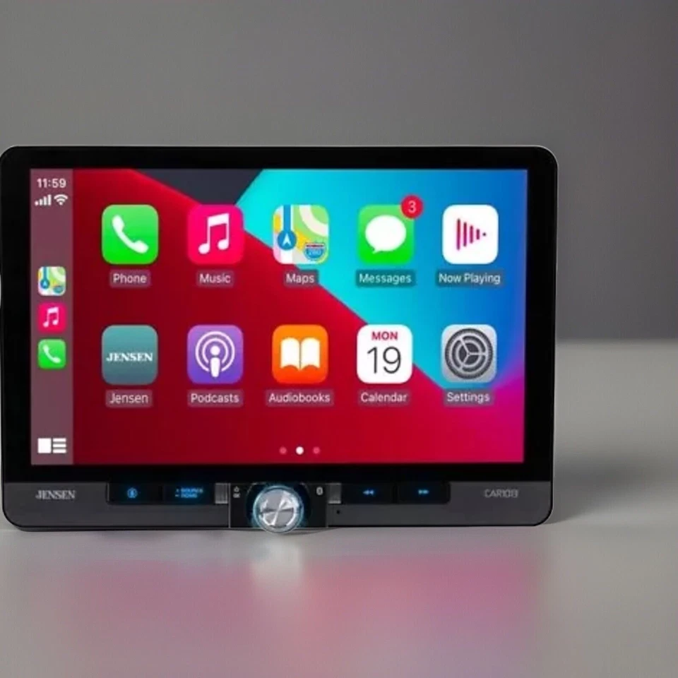 Jensen CAR1013 10.1"Touchscreen with Bluetooth Apple CarPlay and Android Auto… - Image 2 of 2