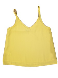 yellow spaghetti top