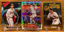 VAUGHN GRISSOM Xfractor + Finest Rookie Card LOT | 2023 Topps Braves RED SOX