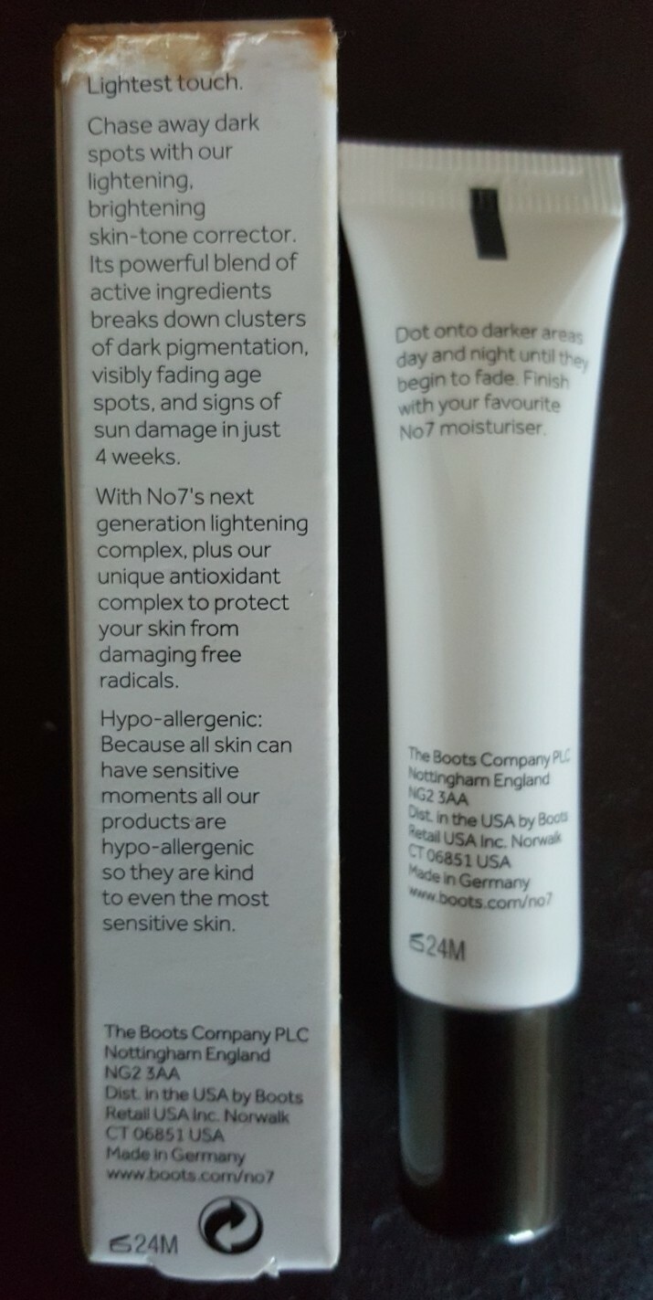 boots no7 dark spot corrector