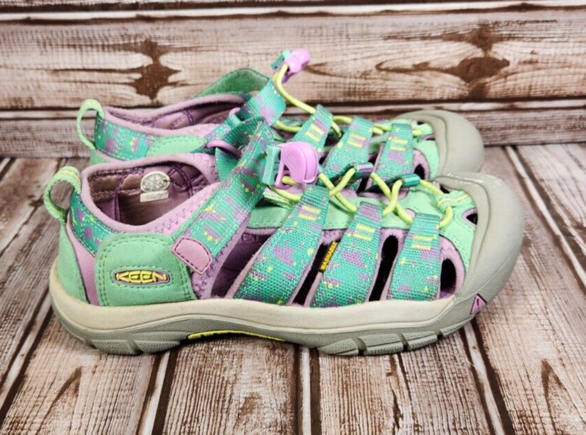 Scarpe sandali impermeabili KEEN Newport H2 escursionismo bambina 3 verde viola 1025077