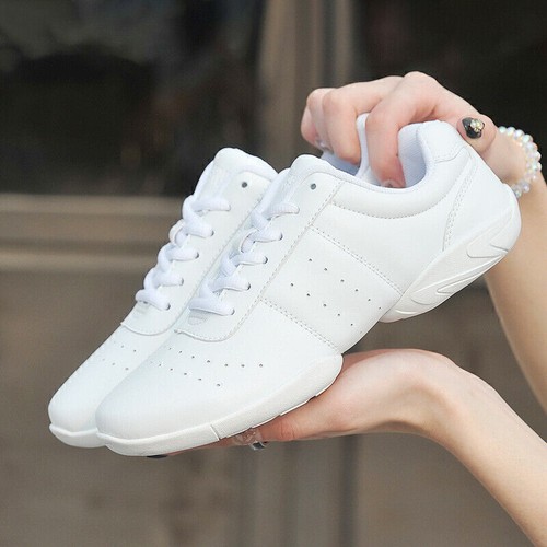 Scarpe da cheerleading punta tonda giovani e adulti scarpe da ragazzo stringate sportive comode - Foto 18 di 48