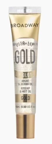 6 X BROADWAY Vita-lip Clear lip gloss - Gold. - Picture 2 of 2