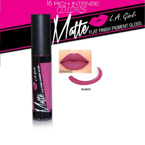 2 X Brillo labial mate L.A Girl - acabado plano brillo pigmento mate - *¡Elige cualquier color! - Imagen 10 de 21