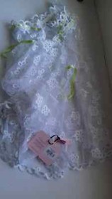 AGENT PROVOCATEUR WHITE LAURELIE BABYDOLL GOWN ROBE SIZE 4 LARGE UK 12 BNWT