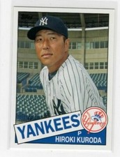 Hiroki Kuroda 2013 Topps Archives Baseball 1985 Topps #147 New York Yankees