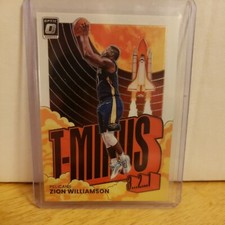 Zion Williamson 2021-22 Optic T Minus 3, 2, 1 #1 New Orleans Pelicans Duke