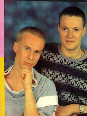 BLANCMANGE - 1983 Smash Hits Magazine Full Page Poster Print 8''X11'' Ephemera