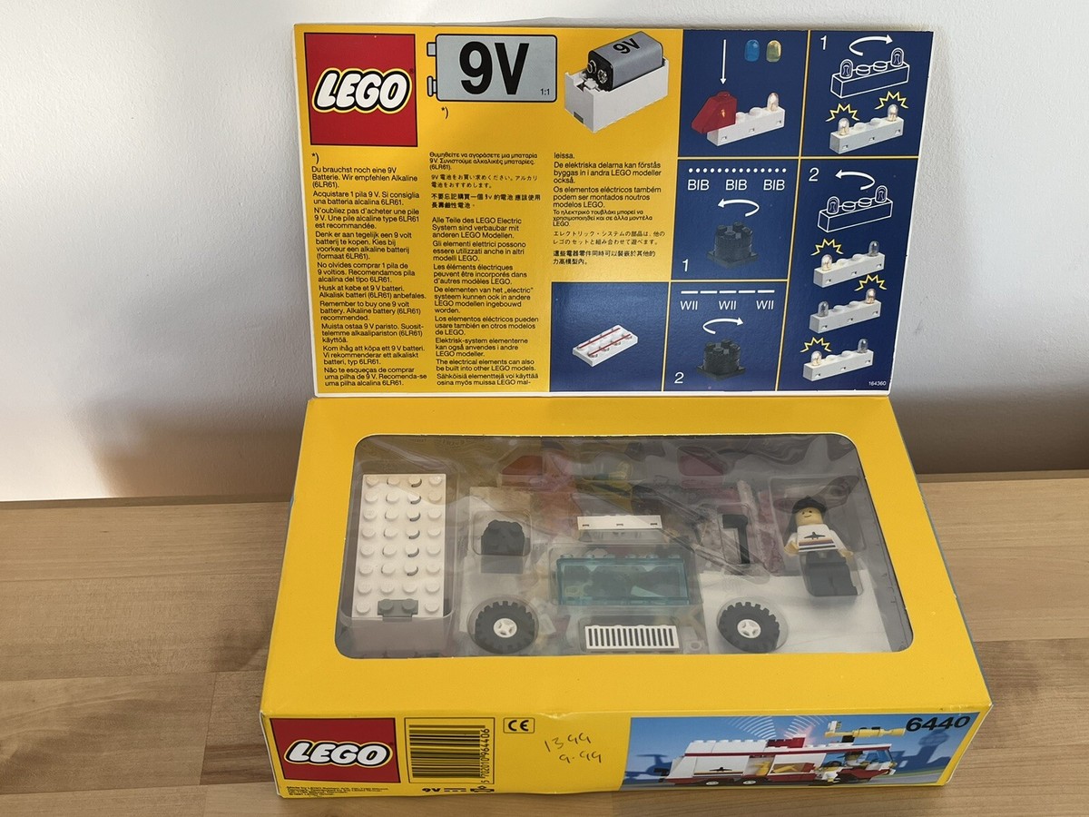 Rare B/N Lego 6440 Jetport Fire Squad Light & Sound from 1991