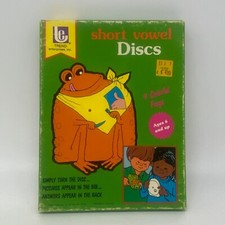 Short Vowel Discs Frogs Learning Elementary Game 1977 Trend Enterprises Phonics