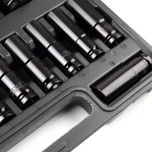 20x Deep Impact Socket Set 1/2 Inch Drive 6 Point Metric 8-32mm Heavy Duty Kits - Picture 11 of 14