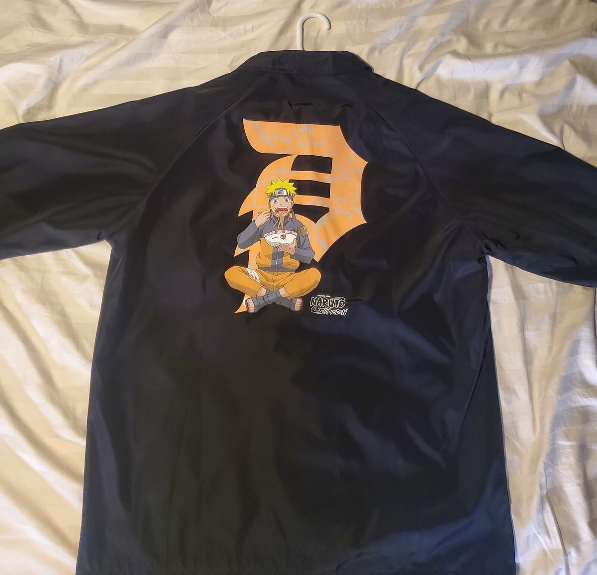 Naruto Shippuden x Primitive Skateboarding x Naruto Uzumaki Jacket Black XL