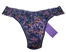 HANKY PANKY SIGNATURE LACE ORIGINAL RISE THONG SZ ONE SIZE STAYCATION NWT