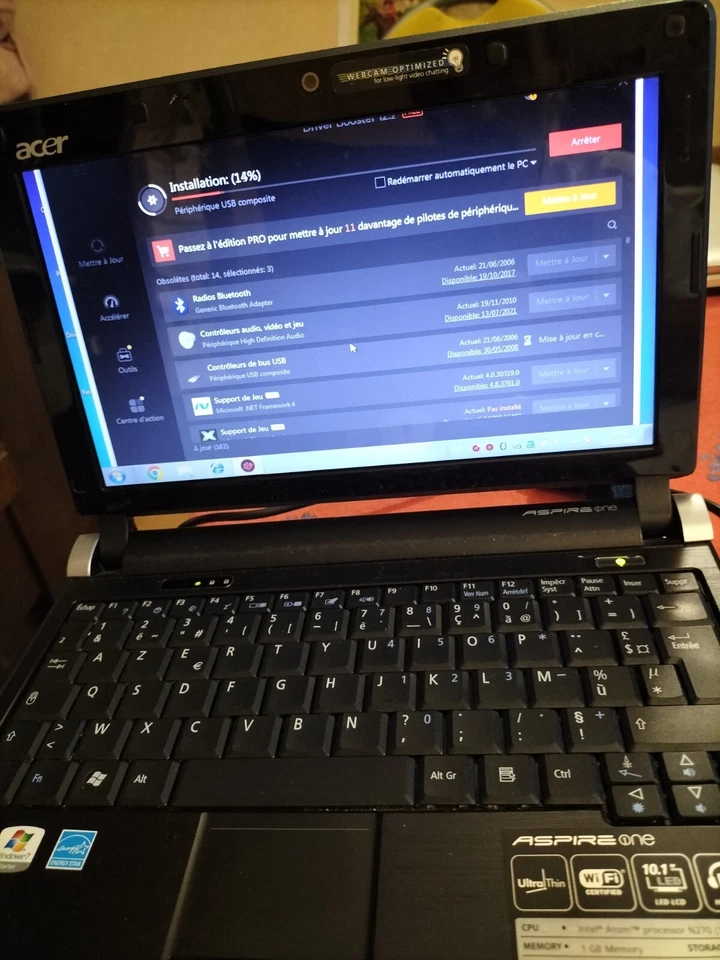 pc portable 10,1 " ACER ASPIRE ONE 522 Win 10 dd 213 go 4gb ram batt neuve - Photo 4/4