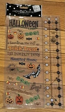 HALLOWEEN SAYINGS` ~ STICKERS ~ME AND MY BIG IDEAS~NRFP~ Sparkly~Textured~Large