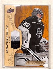 2018-19 Upper Deck Engrained #26 Jonathan Quick Premium Memorabilia Patch /15 NM