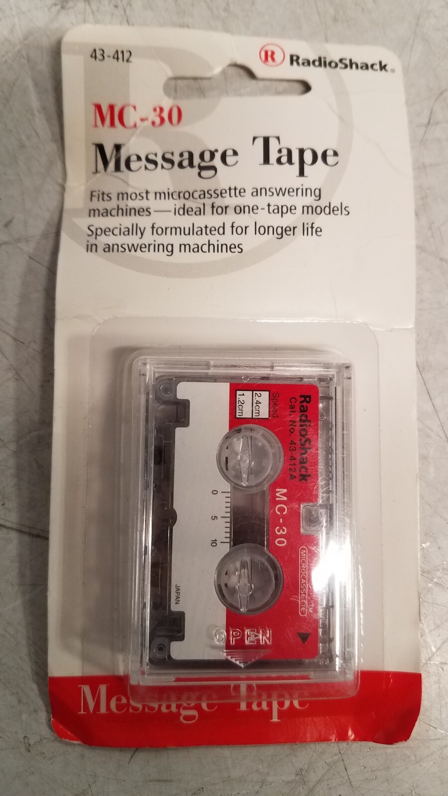 Radio Shack Message Tape Micro Cassette Answering Machine MC30 eBay